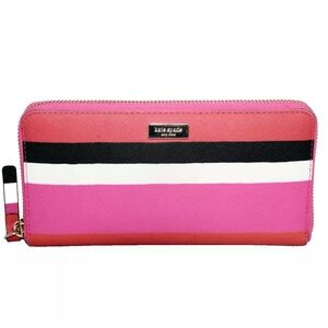 Kate Spade Laurel Way Bonita stripe continental wallet